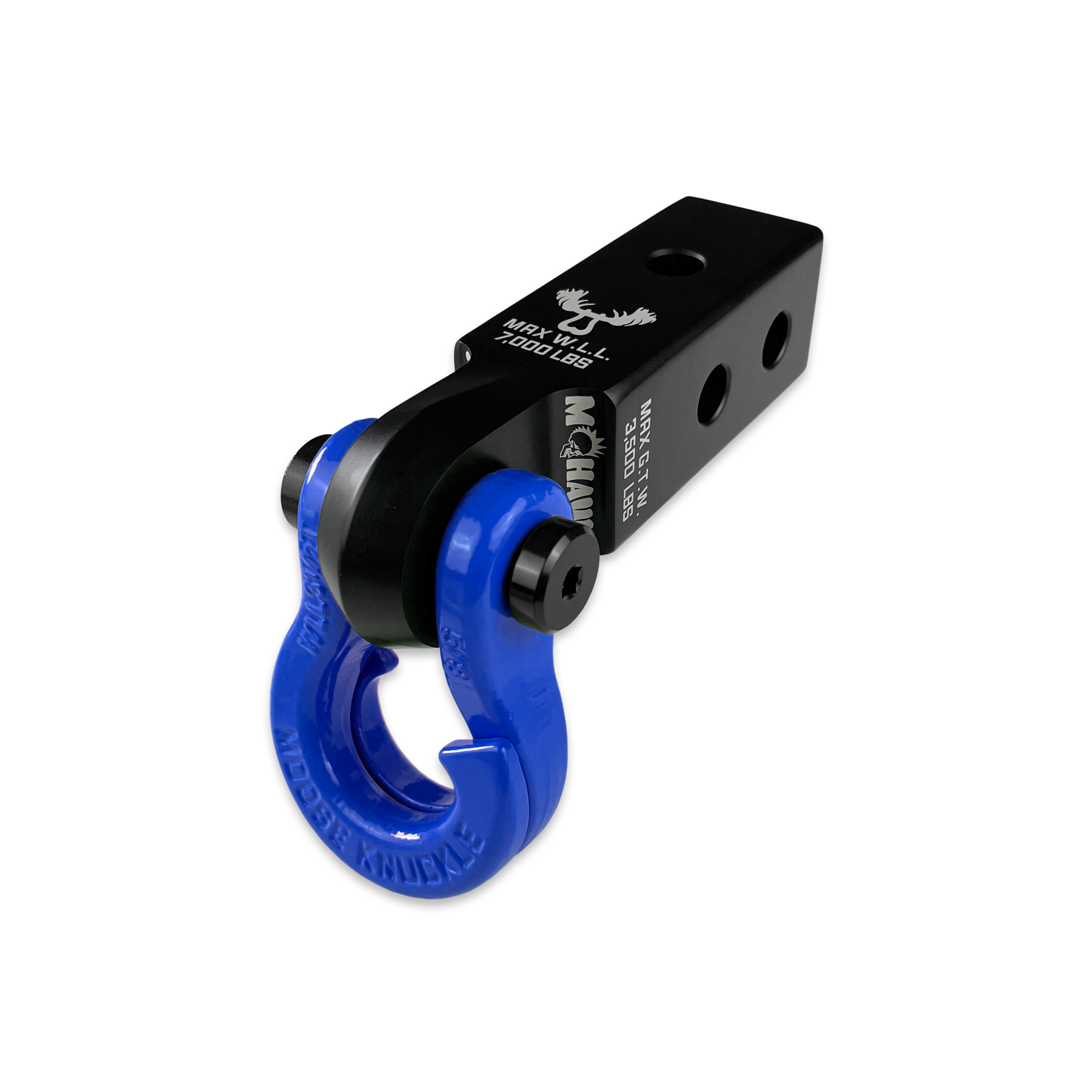 Photo of Jowl 5/8 Split Shackle and Mohawk 2.0 x 5/8 Receiver Combo by Forward Notion, LLC - Premium Recovery Gear for UTVs / Side by Sides
