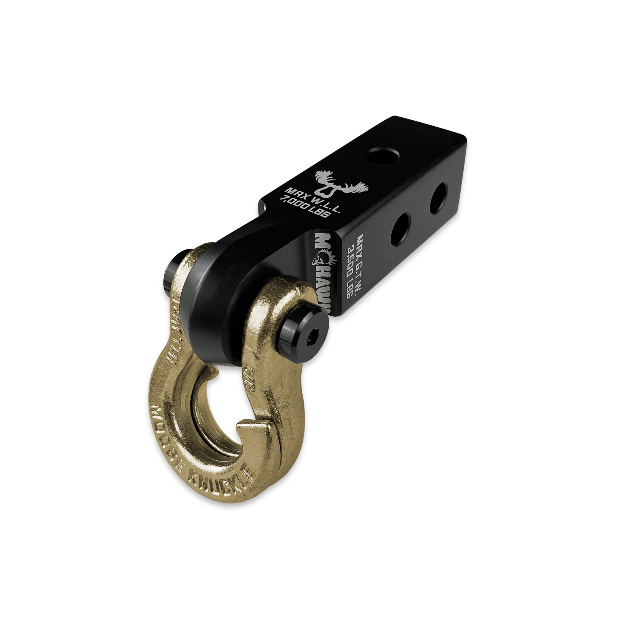 Photo of Jowl 5/8 Split Shackle and Mohawk 2.0 x 5/8 Receiver Combo by Forward Notion, LLC - Premium Recovery Gear for UTVs / Side by Sides