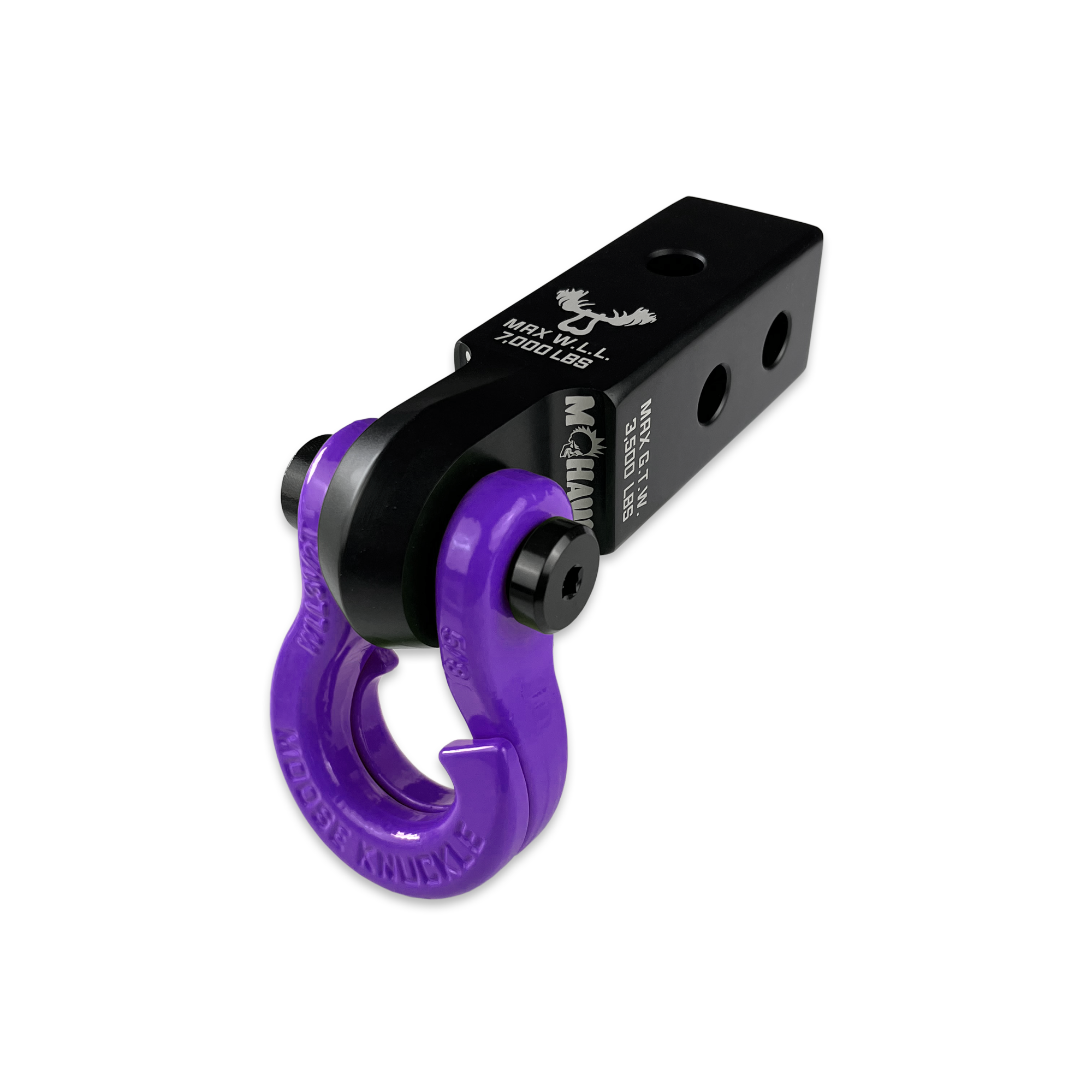 Photo of Jowl 5/8 Split Shackle and Mohawk 2.0 x 5/8 Receiver Combo by Forward Notion, LLC - Premium Recovery Gear for UTVs / Side by Sides