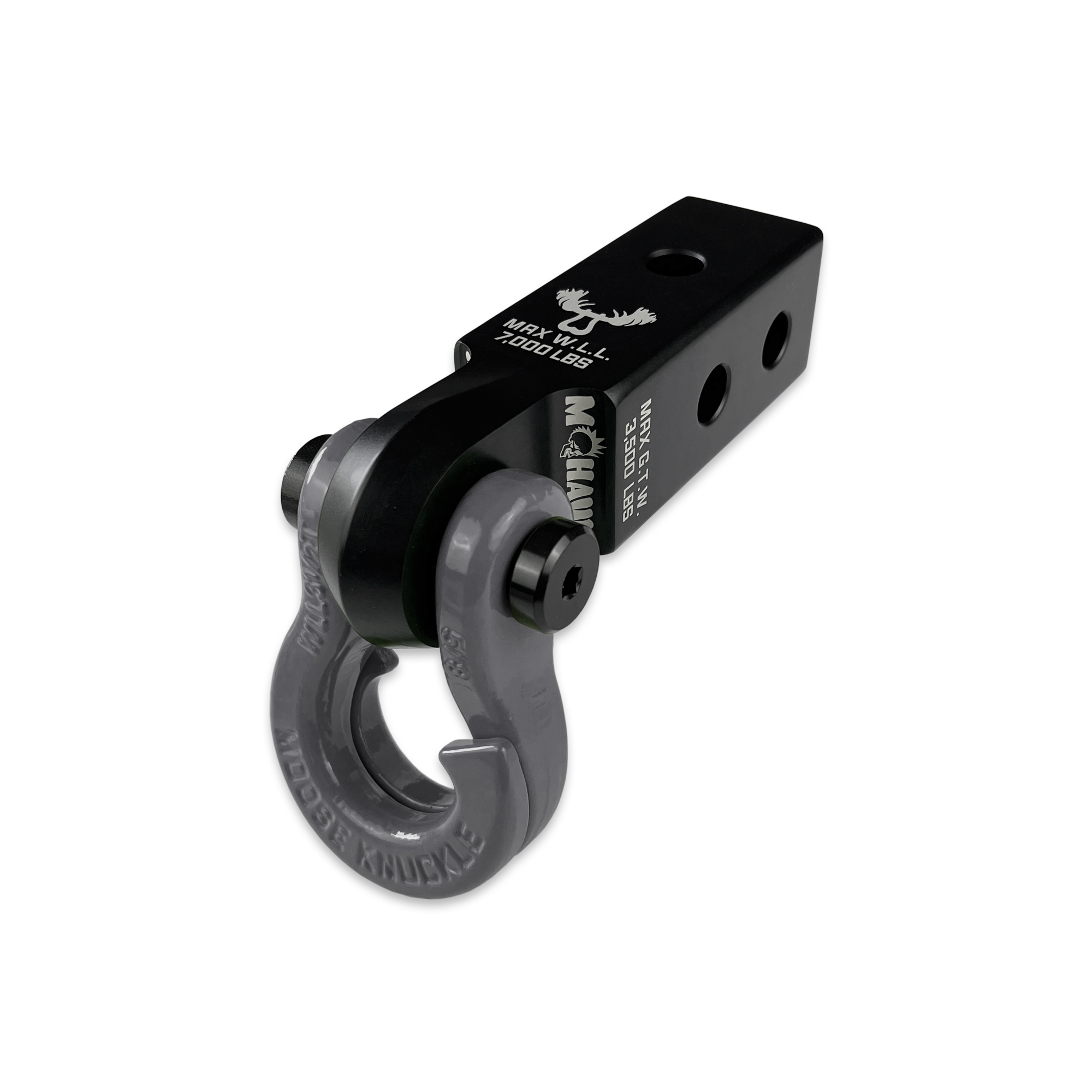 Photo of Jowl 5/8 Split Shackle and Mohawk 2.0 x 5/8 Receiver Combo by Forward Notion, LLC - Premium Recovery Gear for UTVs / Side by Sides
