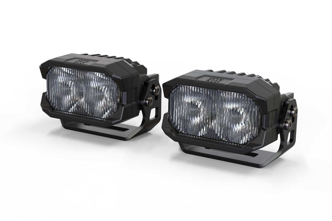 Morimoto 2 Banger LED Pods - HXB Wide Beam