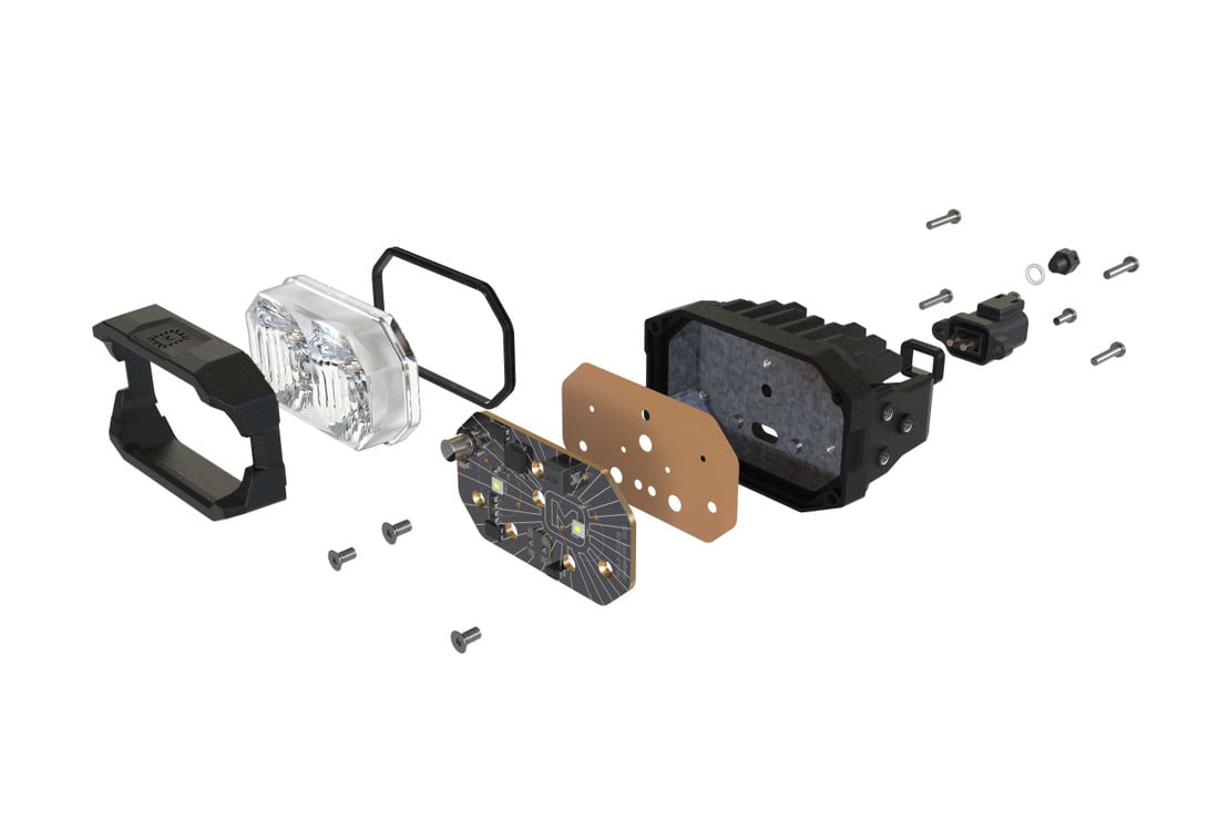 Photo of Morimoto 2 Banger LED Pods - NCS Spot Beam by Morimoto - Premium Light Pods for UTVs / Side by Sides