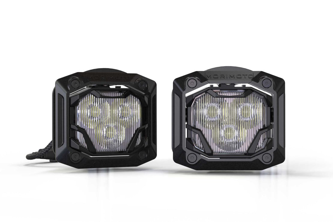 Photo of Morimoto 4 Banger LED Pods - Flush Mount by Morimoto - Premium Light Pods for UTVs / Side by Sides