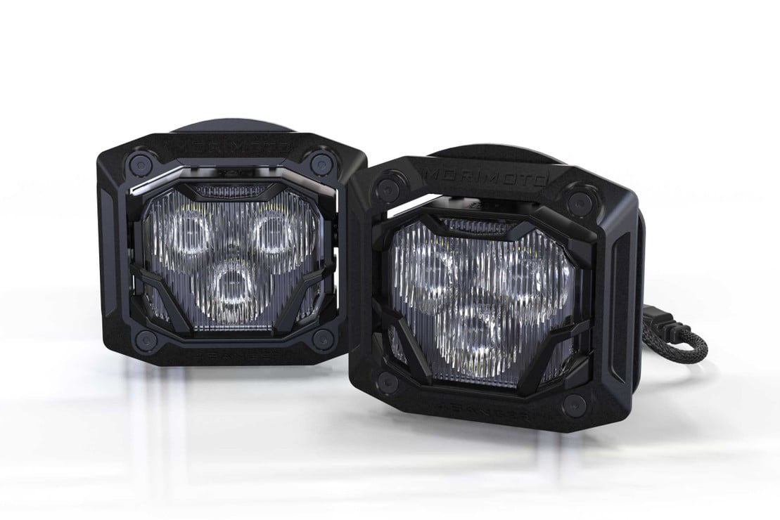 Photo of Morimoto 4 Banger LED Pods - Flush Mount by Morimoto - Premium Light Pods for UTVs / Side by Sides