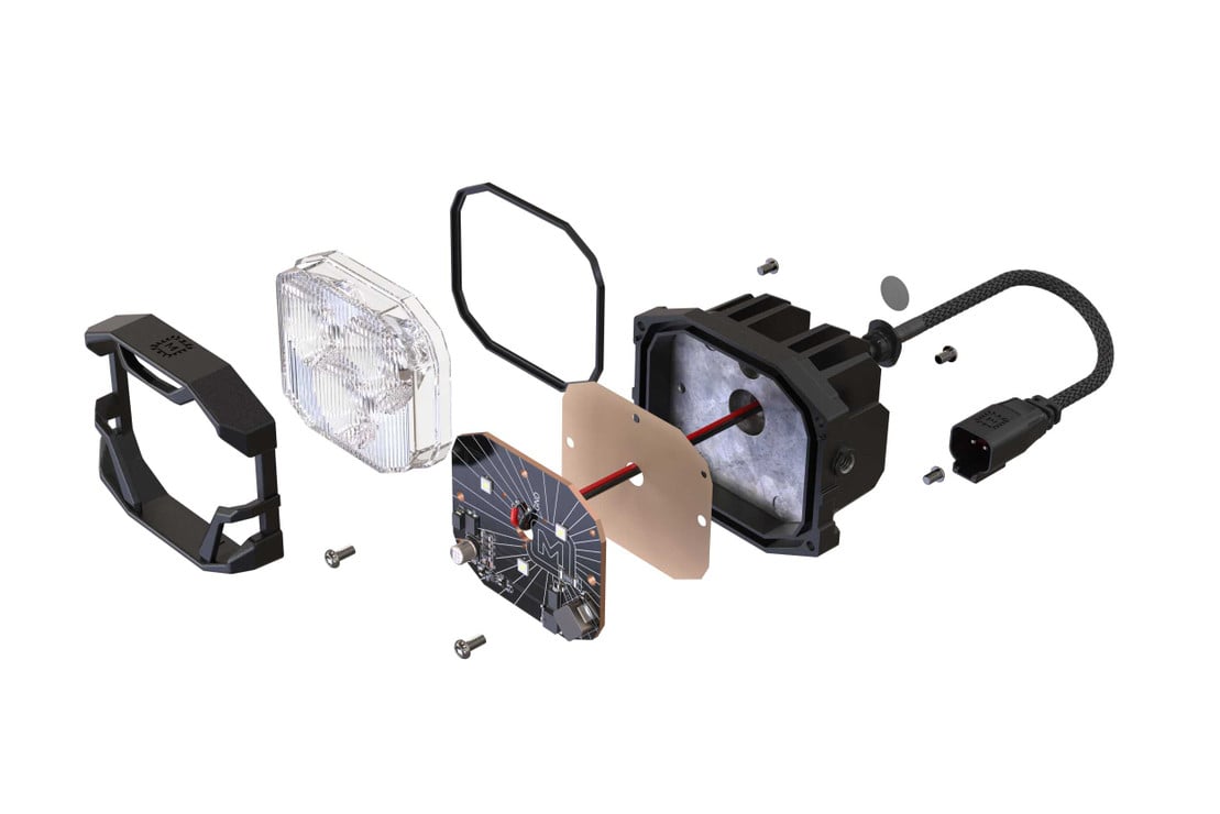 Photo of Morimoto 4 Banger LED Pods - HXB Combo Beam by Morimoto - Premium Light Pods for UTVs / Side by Sides