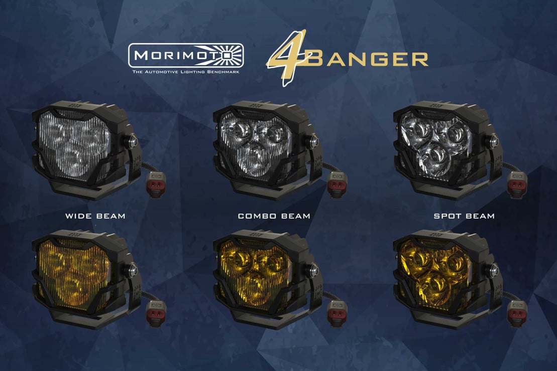 Photo of Morimoto 4 Banger LED Pods - NCS Combo Beam by Morimoto - Premium Light Pods for UTVs / Side by Sides