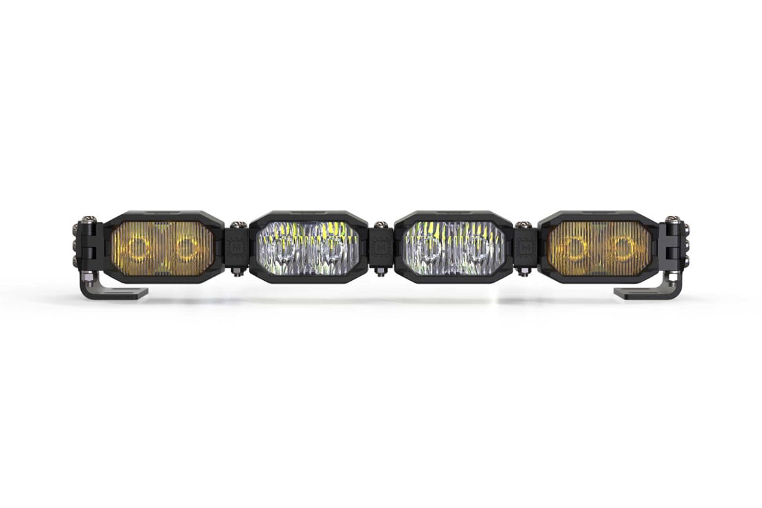 Photo of Morimoto Single Row Banger Bar Off Road LED Bar Light - 4 Pod / 16” by Morimoto - Premium Light Bars for UTVs / Side by Sides