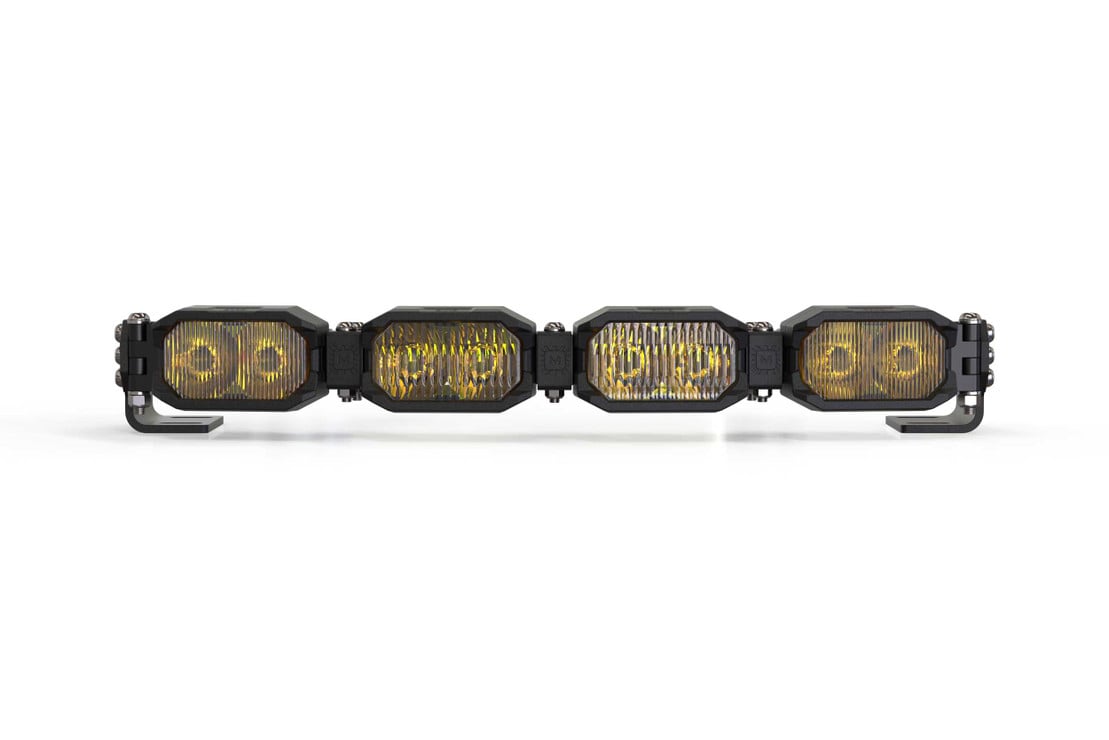 Photo of Morimoto Single Row Banger Bar Off Road LED Bar Light - 4 Pod / 16” by Morimoto - Premium Light Bars for UTVs / Side by Sides
