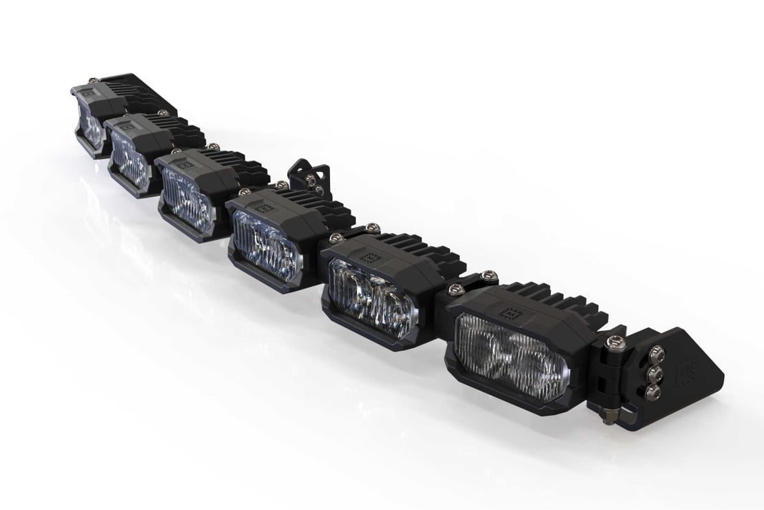 Photo of Morimoto Single Row Banger Bar Off Road LED Light Bar - 6 Pod / 24” by Morimoto - Premium Light Bars for UTVs / Side by Sides
