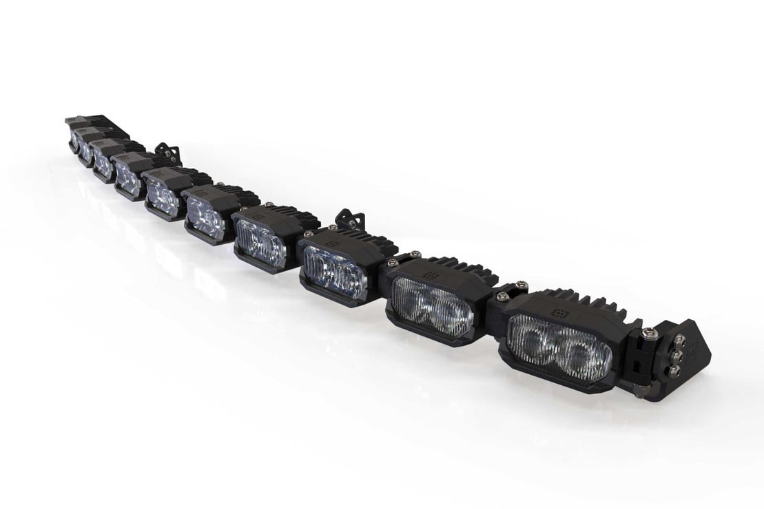 Morimoto Single Row Banger Bar off Road LED Light Bar - 10 Pod / 40”