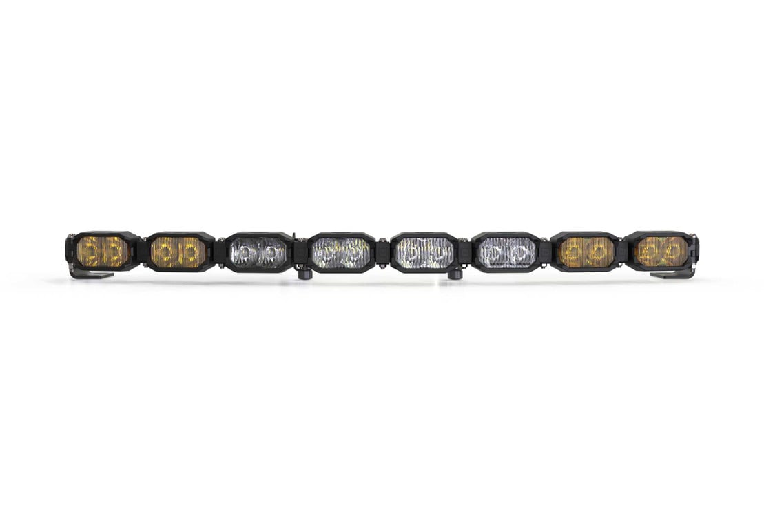 Photo of Morimoto Single Row Banger Bar off Road LED Light Bar - 8 Pod / 31.5” by Morimoto - Premium Light Bars for UTVs / Side by Sides