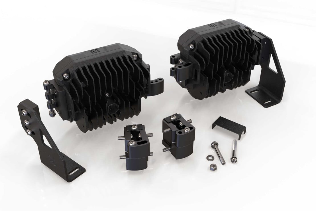 Photo of Morimoto Triple Row Banger Bar Links & Mounting Accessories - Big Banger by Morimoto - Premium Light Bars for UTVs / Side by Sides