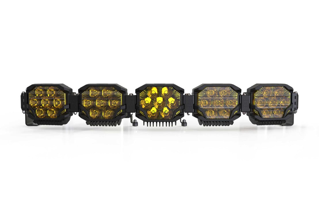 Photo of Morimoto Triple Row Banger Bar Off Road LED Light Bar - 5 Pod / 36” by Morimoto - Premium Light Bars for UTVs / Side by Sides
