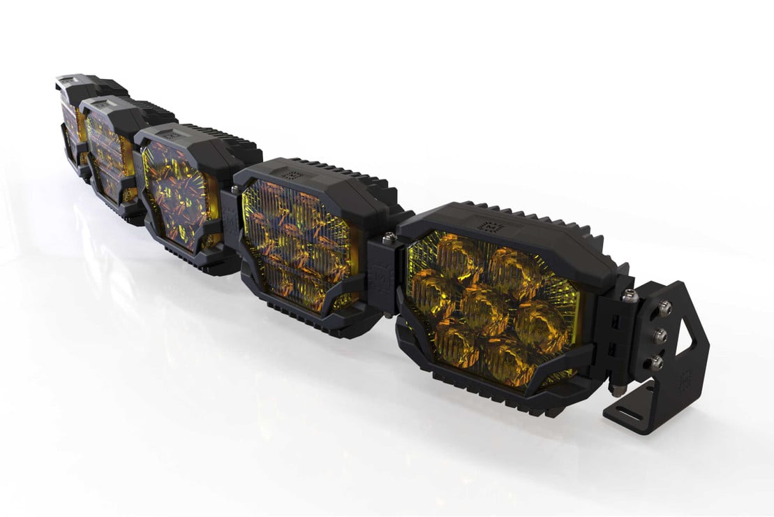 Photo of Morimoto Triple Row Banger Bar Off Road LED Light Bar - 5 Pod / 36” by Morimoto - Premium Light Bars for UTVs / Side by Sides