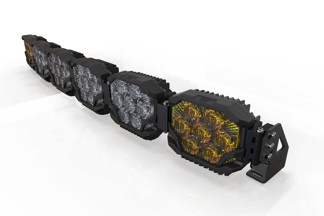 Photo of Morimoto Triple Row Banger Bar off Road LED Light Bar - 6 Pod / 43” by Morimoto - Premium Light Bars for UTVs / Side by Sides
