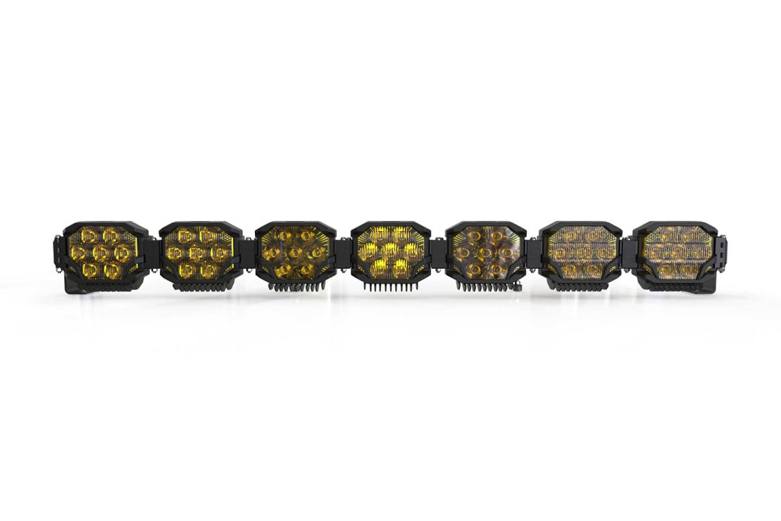 Photo of Morimoto Triple Row Banger Bar off Road LED Light Bar - 7 Pod / 50.5” by Morimoto - Premium Light Bars for UTVs / Side by Sides