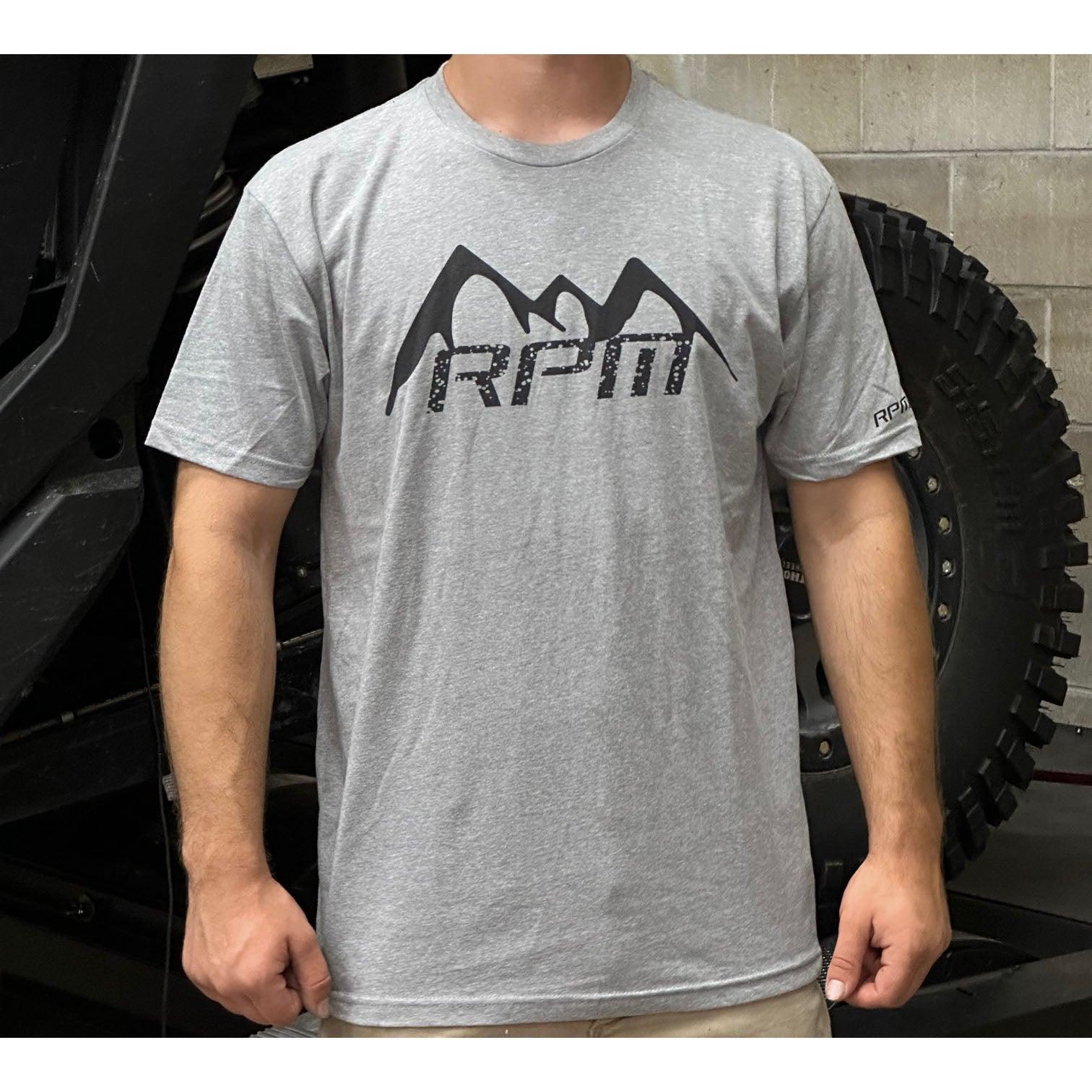 Photo of RPM SXS RPM Snowy Mountain T Shirt Gray by RPM SXS - Premium for UTVs / Side by Sides