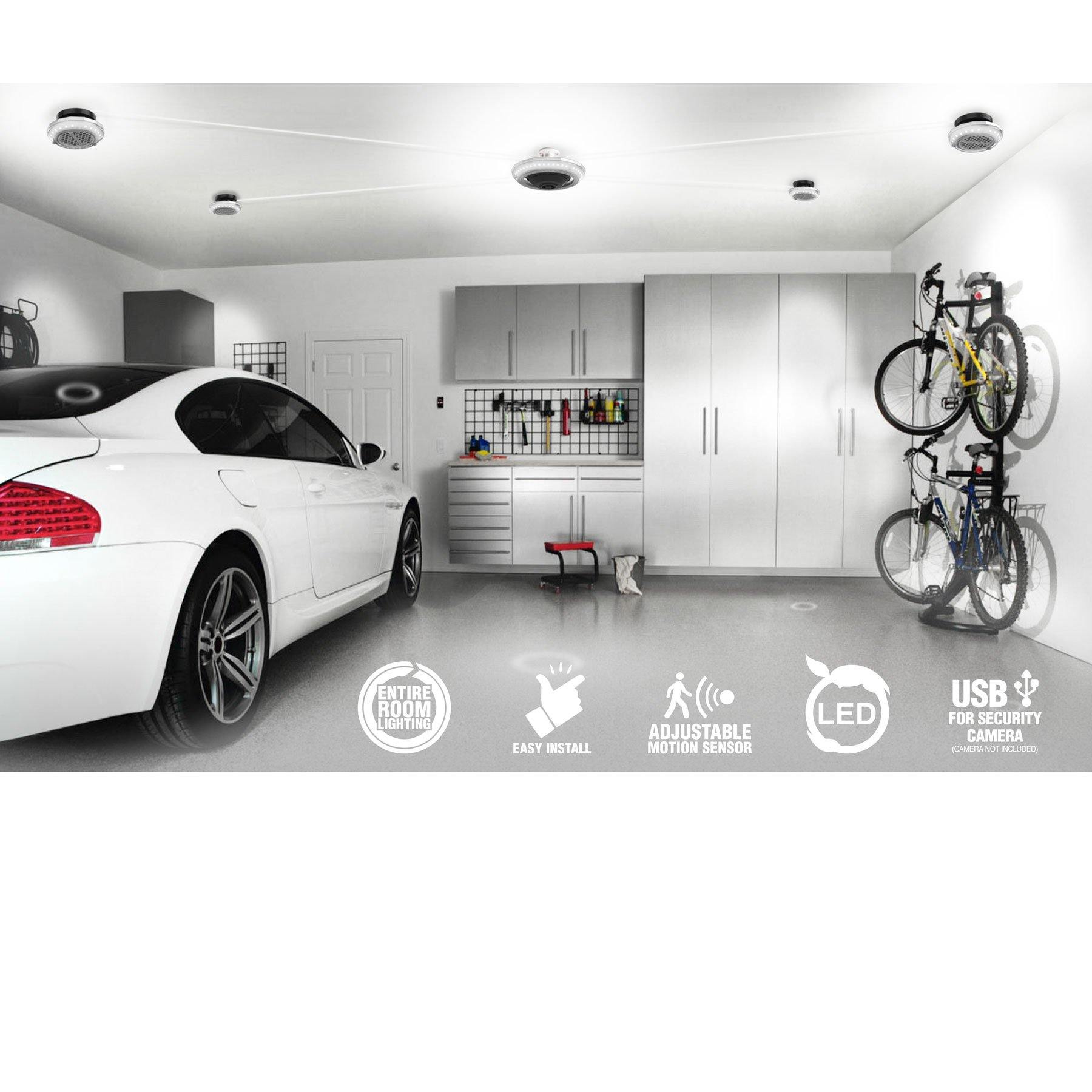 Photo of MPI - Multi-Point Illumination Motion Garage Ceiling Light by STKR Concepts - Premium Ceiling Light for UTVs / Side by Sides