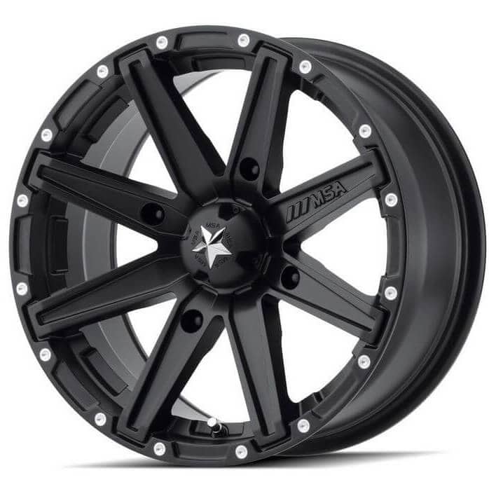 Photo of MSA M33 Clutch Wheel - Satin Black by MSA Offroad Wheels - Premium for UTVs / Side by Sides