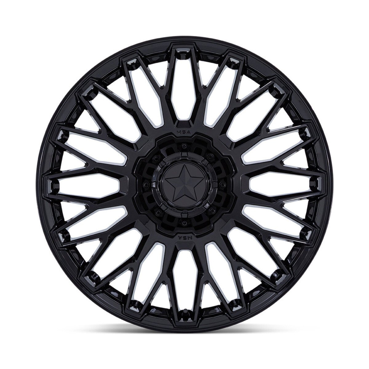 Photo of MSA M50 Clubber - Gloss Black by MSA Offroad Wheels - Premium for UTVs / Side by Sides