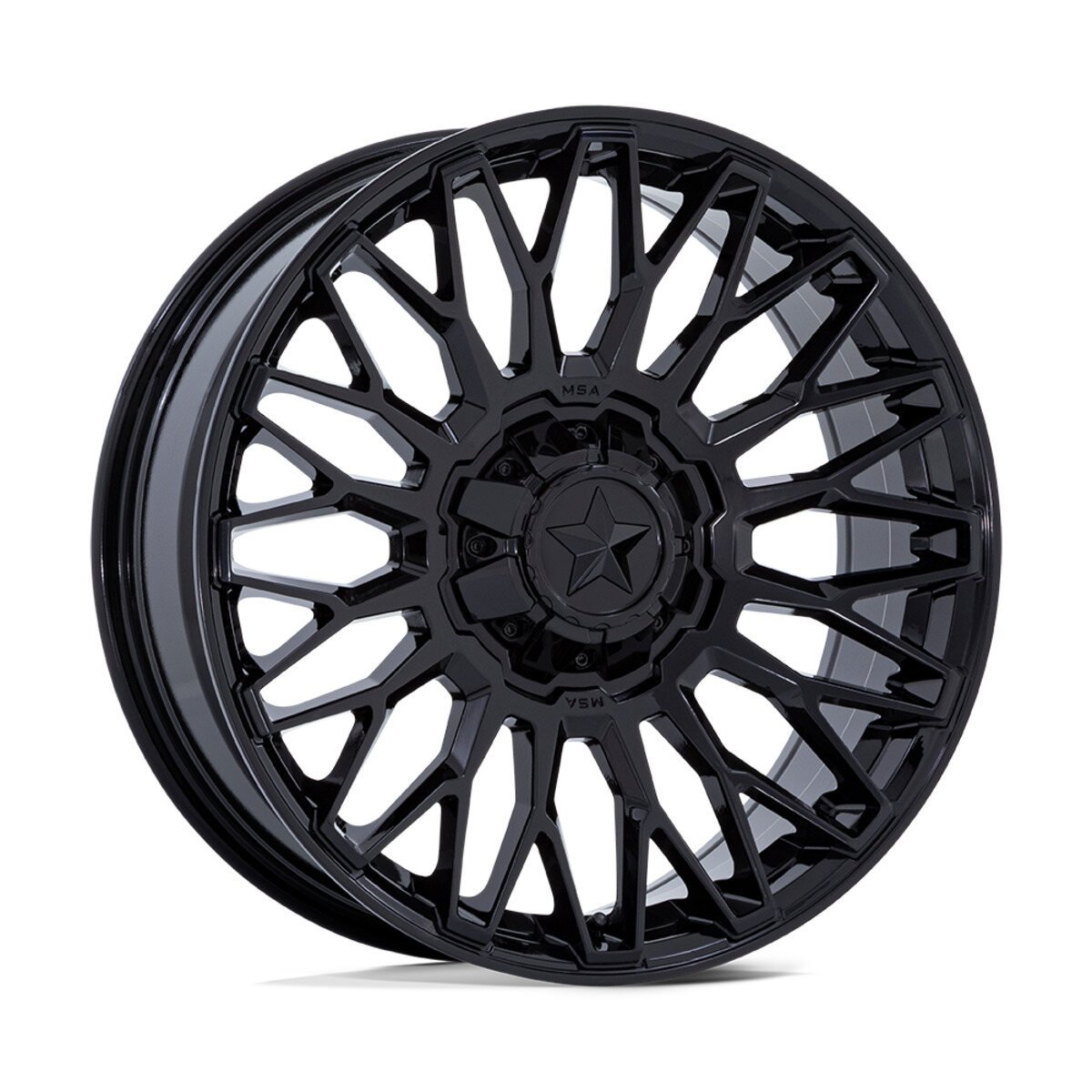 Photo of MSA M50 Clubber - Gloss Black by MSA Offroad Wheels - Premium for UTVs / Side by Sides