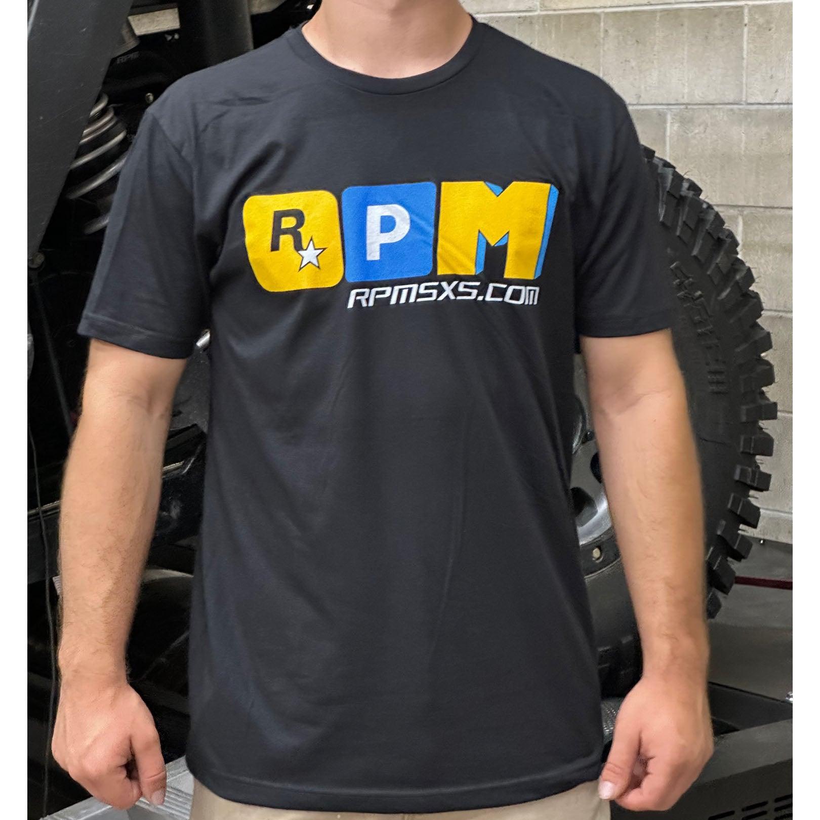 Photo of RPM SXS RPM Rockstar Logo T Shirt Black by RPM SXS - Premium for UTVs / Side by Sides