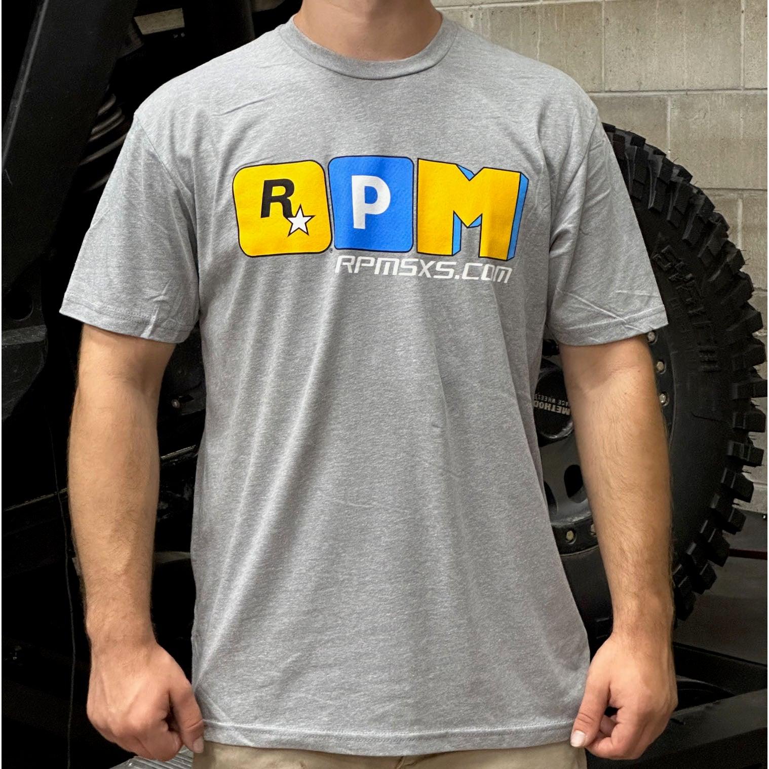 Photo of RPM SXS RPM Rockstar Logo T Shirt Gray by RPM SXS - Premium for UTVs / Side by Sides