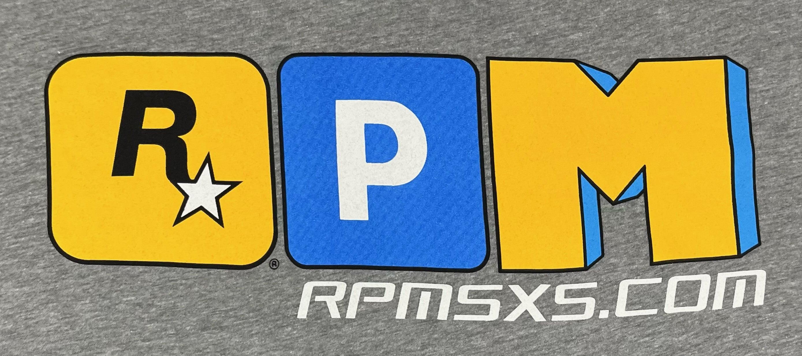 Photo of RPM SXS RPM Rockstar Logo T Shirt Gray by RPM SXS - Premium for UTVs / Side by Sides