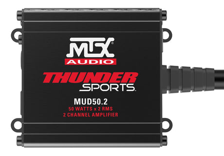 Photo of MTX Audio 100-Watt 2-Channel RMS Powersports Amplifier by MTX Audio - Premium for UTVs / Side by Sides