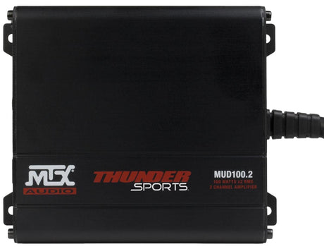 Photo of MTX Audio 200-Watt 2 Channel RMS Powersports Amplifier by MTX Audio - Premium for UTVs / Side by Sides