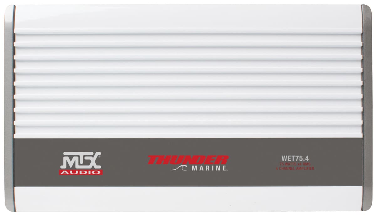Photo of MTX Audio 400-Watt 4 Channel RMS Class A/B Marine Amplifier by MTX Audio - Premium for UTVs / Side by Sides