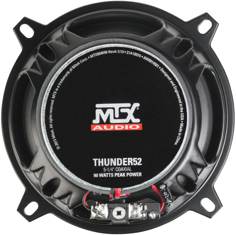 Photo of MTX Audio 5.25" 2-Way 45-Watt RMS 4Ω Coaxial Speaker Pair by MTX Audio - Premium for UTVs / Side by Sides
