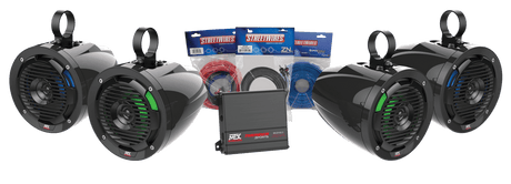 Photo of MTX Audio Amplifier & 4 Roll Cage Speaker - Package Addition by MTX Audio - Premium for UTVs / Side by Sides
