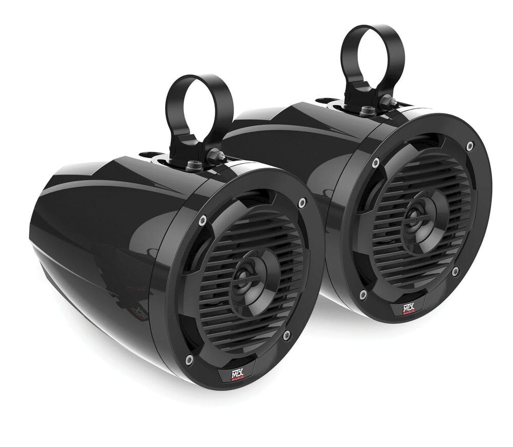 MTX Audio Polaris RZR 900/XP 1000 Bluetooth Overhead Audio Sound Bar 2-Channel Amplifier 2 Cage Mounted Speakers & Amplified Subwoofer