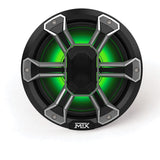 MTX Audio PS65C 6.5” 85-Watt RMS 4Ω Coaxial Speaker Pair IP-67 Rated with RGB Lighting and Customizable Grille