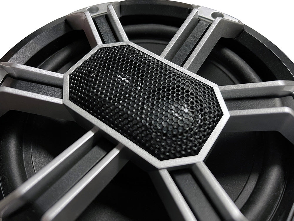 Photo of MTX Audio PS65C 6.5” 85-Watt RMS 4Ω Coaxial Speaker Pair IP-67 Rated with RGB Lighting and Customizable Grille by MTX Audio - Premium for UTVs / Side by Sides
