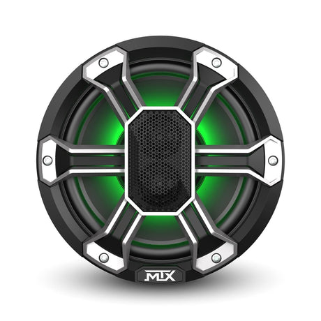 Photo of MTX Audio PS8C 8” 150-Watt RMS 4Ω Coaxial Speaker Pair IP-67 Rated with RGB Lighting and Customizable Grille by MTX Audio - Premium for UTVs / Side by Sides