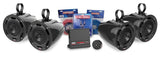 MTX Audio Universal Bluetooth Audio Package With Amplifier & 4 Roll Cage Speakers