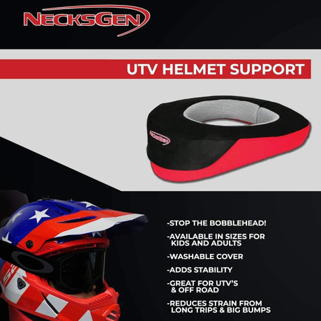 Photo of NecksGen UTV Helmet Support for Recreation by Rugged Radios - Premium for UTVs / Side by Sides