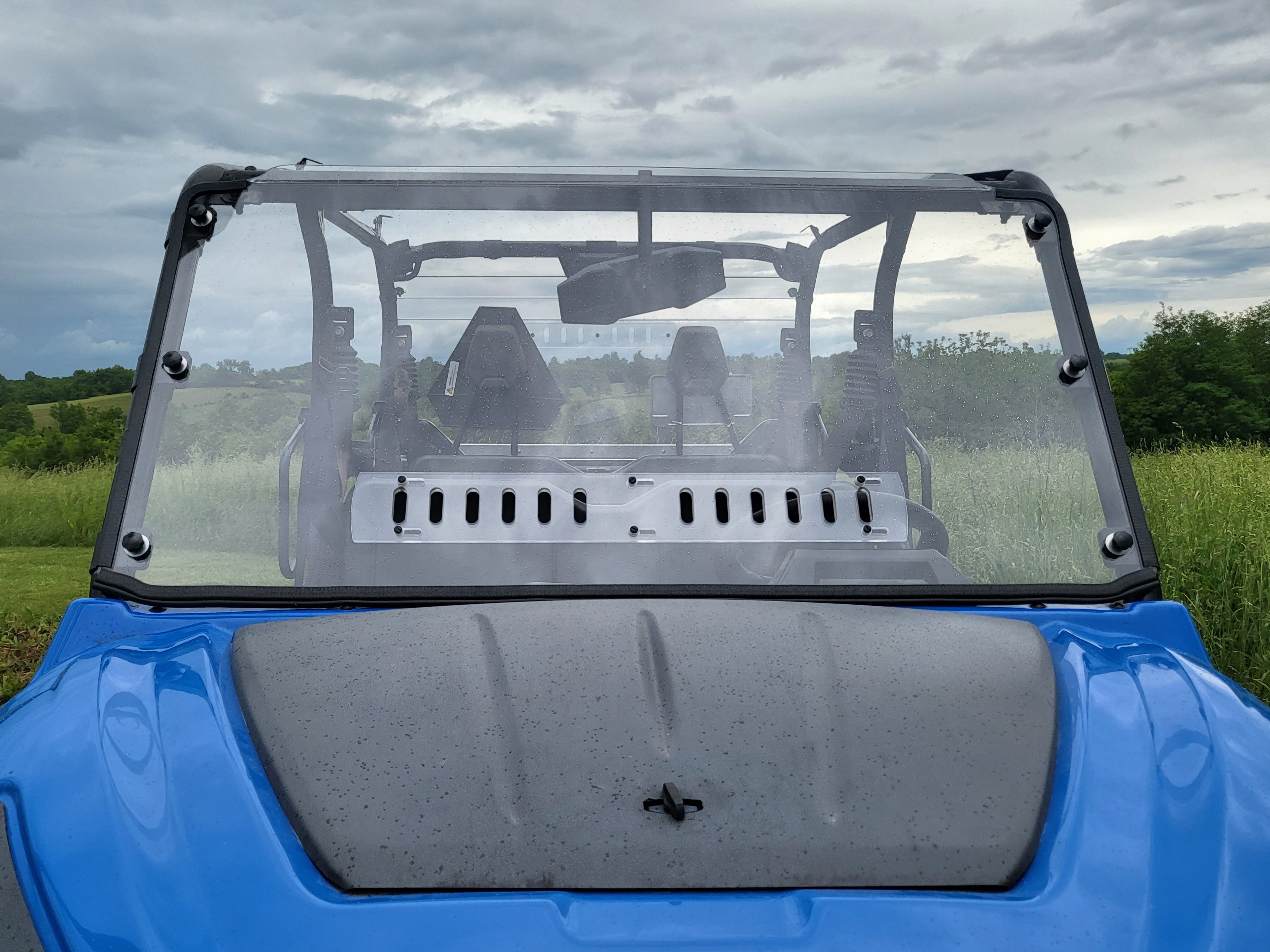 Photo of New Holland 850 Crew - 1-Piece General-Purpose Windshield by 3 Star UTV - Premium Windshields for UTVs / Side by Sides