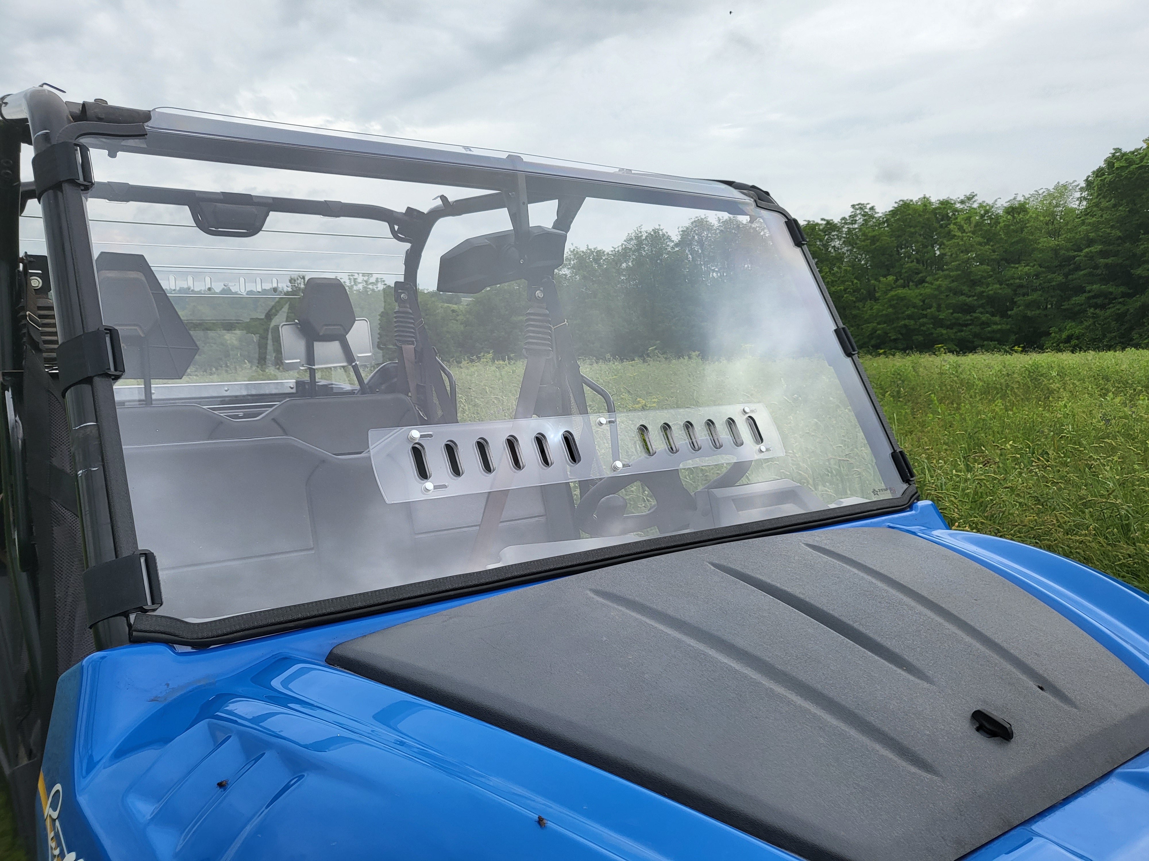 Photo of New Holland 850 Crew - 1-Piece General-Purpose Windshield by 3 Star UTV - Premium Windshields for UTVs / Side by Sides