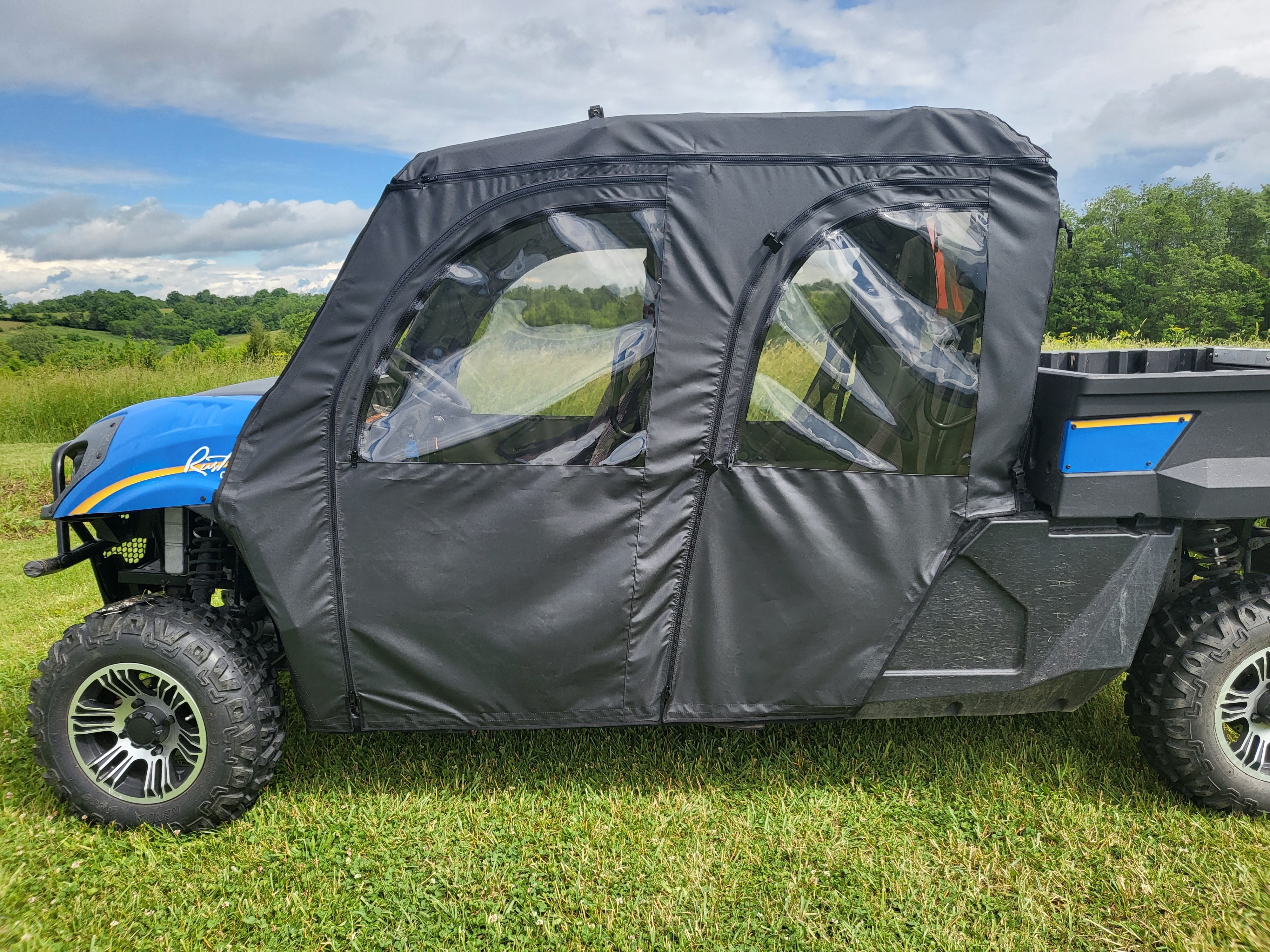 Photo of New Holland 850 Crew - Soft Doors by 3 Star UTV - Premium Enclosures for UTVs / Side by Sides