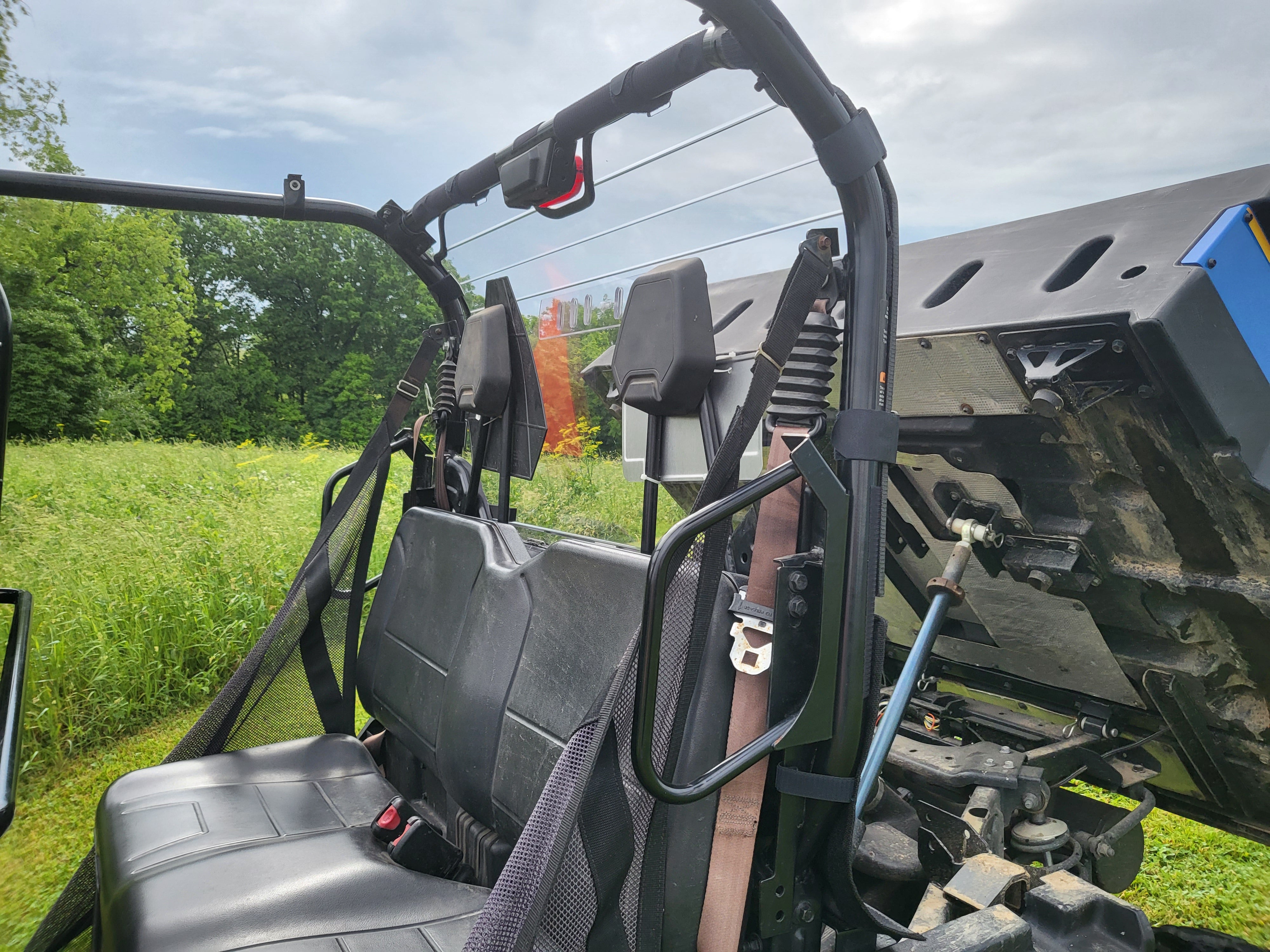 Photo of New Holland 850 Crew - Polycarbonate Rear Windshield by 3 Star UTV - Premium Windshields for UTVs / Side by Sides