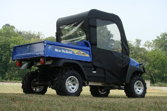 Photo of New Holland Rustler 115 - Door/Rear Window Combo with Color and Zip Window Options by 3 Star UTV - Premium Enclosures for UTVs / Side by Sides