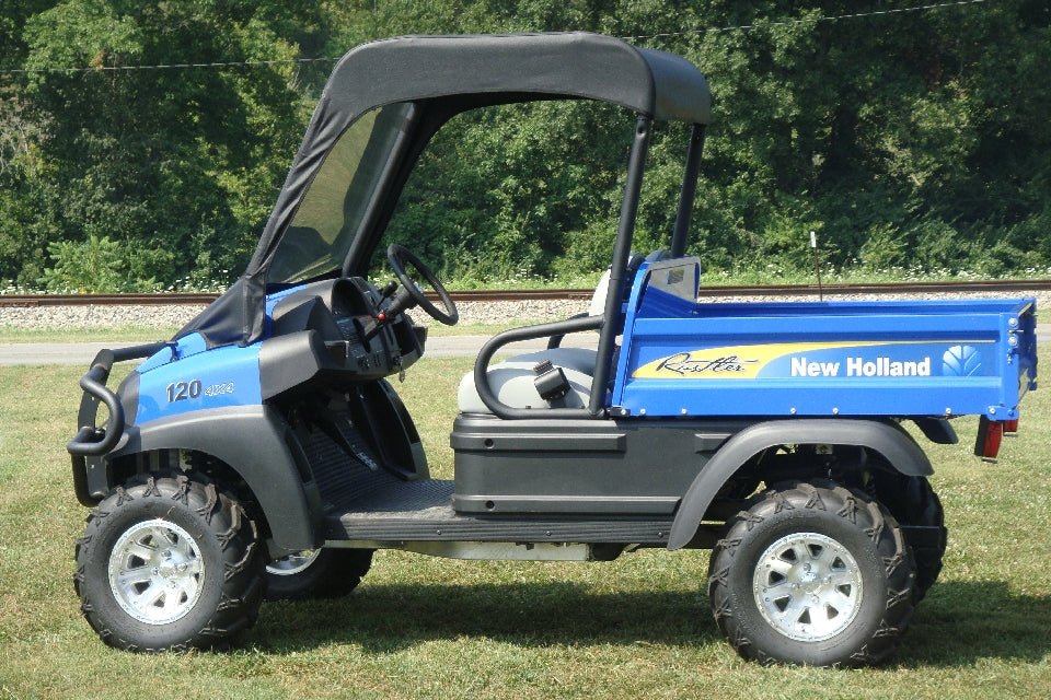 Photo of New Holland Rustler 115 - Vinyl Windshield/Top Combo by 3 Star UTV - Premium Enclosures for UTVs / Side by Sides