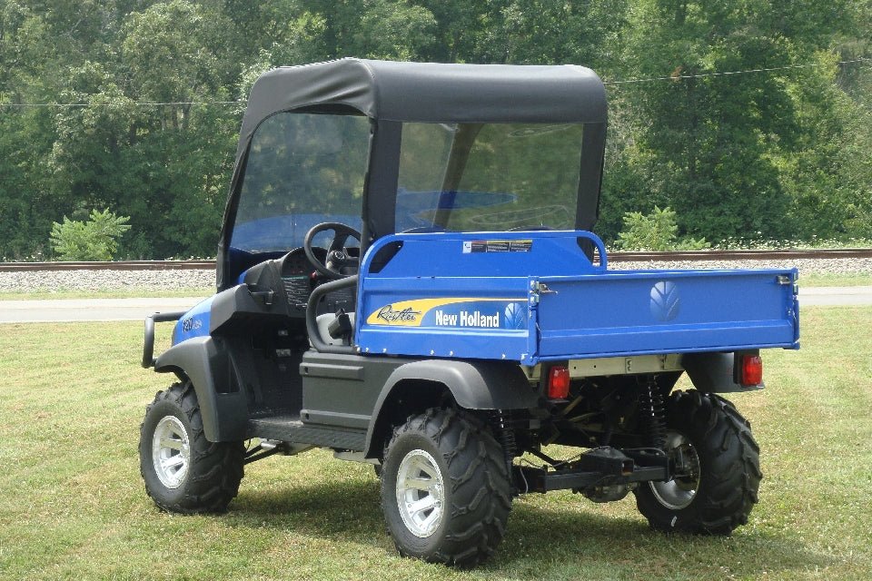 Photo of New Holland Rustler 115 - Vinyl Windshield/Top/Rear Combo by 3 Star UTV - Premium Enclosures for UTVs / Side by Sides