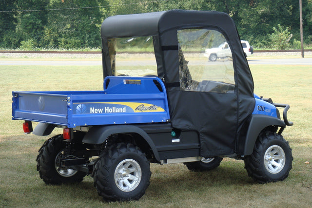 Photo of New Holland Rustler 120/125 - Full Cab for Hard Windshield with Color and Zip Window Options by 3 Star UTV - Premium Enclosures for UTVs / Side by Sides