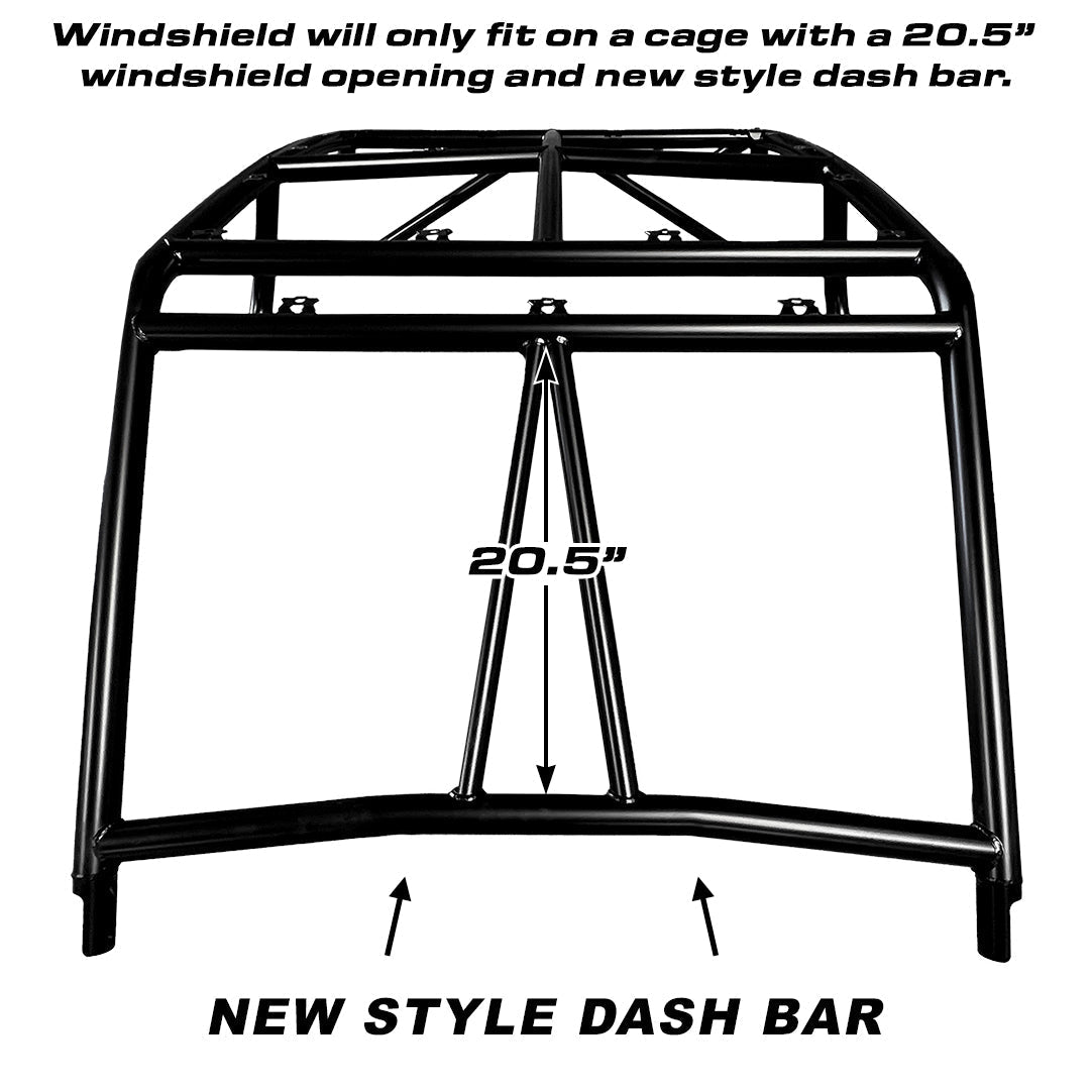 Photo of XP-4 Fastback/2 Seat All - Windshield Frame by SDR Motorsports - Premium Windshields for UTVs / Side by Sides