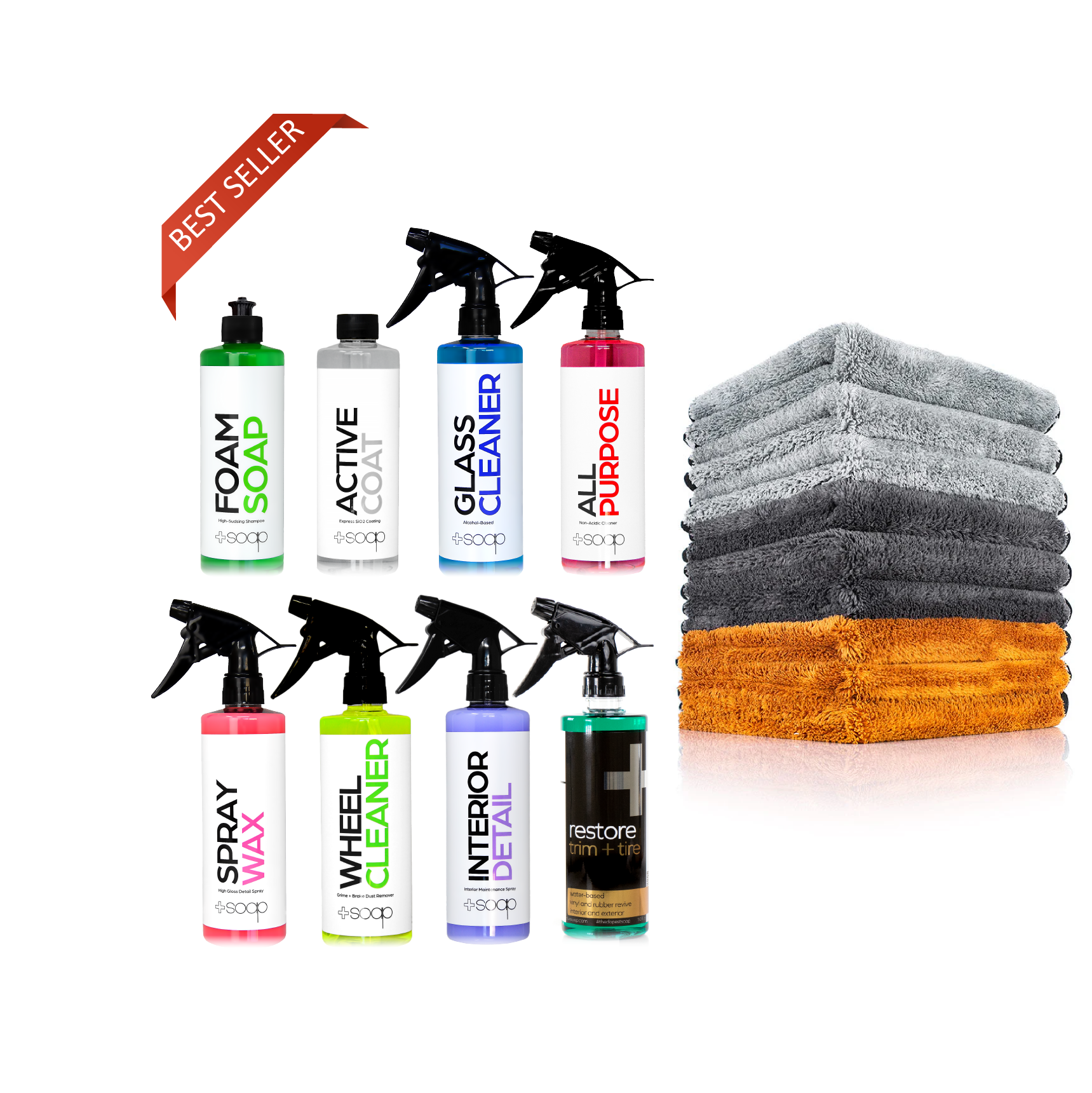 Photo of Plus Soap Essentials Detail Kit - FREE SHIPPING by Plus Soap - Premium Cleaning Supplies for UTVs / Side by Sides