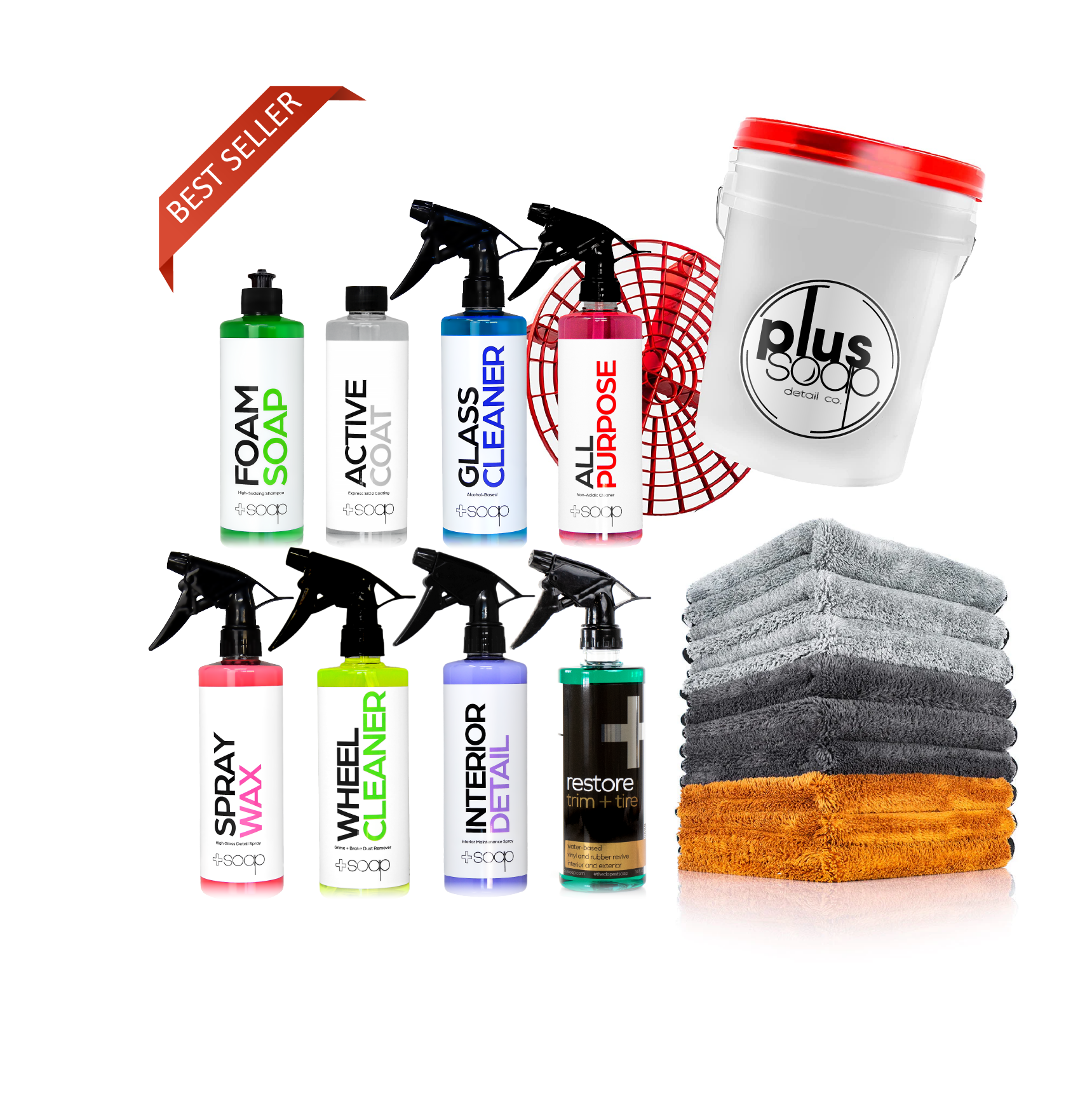 Photo of Plus Soap Essentials Detail Kit - FREE SHIPPING by Plus Soap - Premium Cleaning Supplies for UTVs / Side by Sides